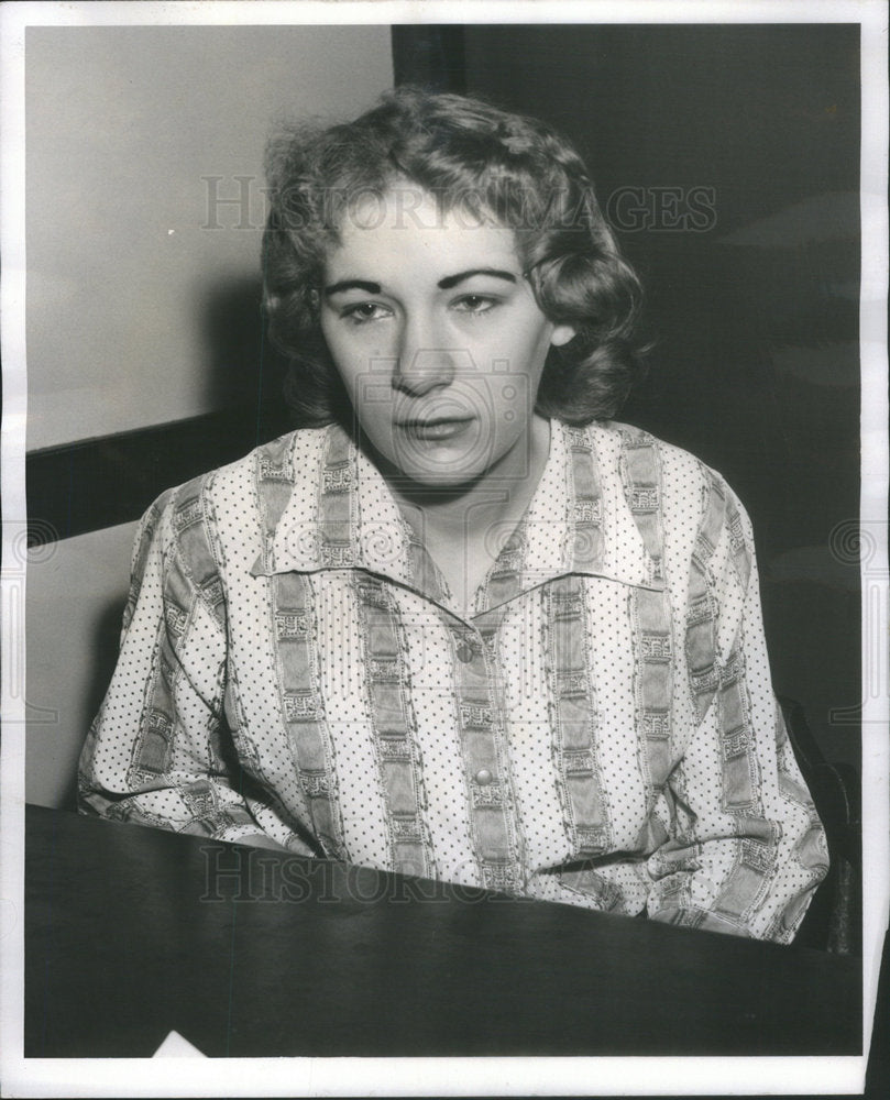 1959 Press Photo Mrs. Darlene Rubio, mother of the baby that died due to father - Historic Images