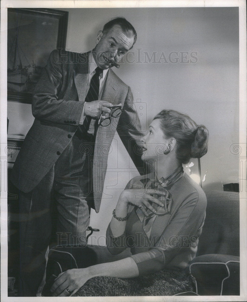 1955 POLLY ROWLES ALAN BUNCE COMEDY - Historic Images