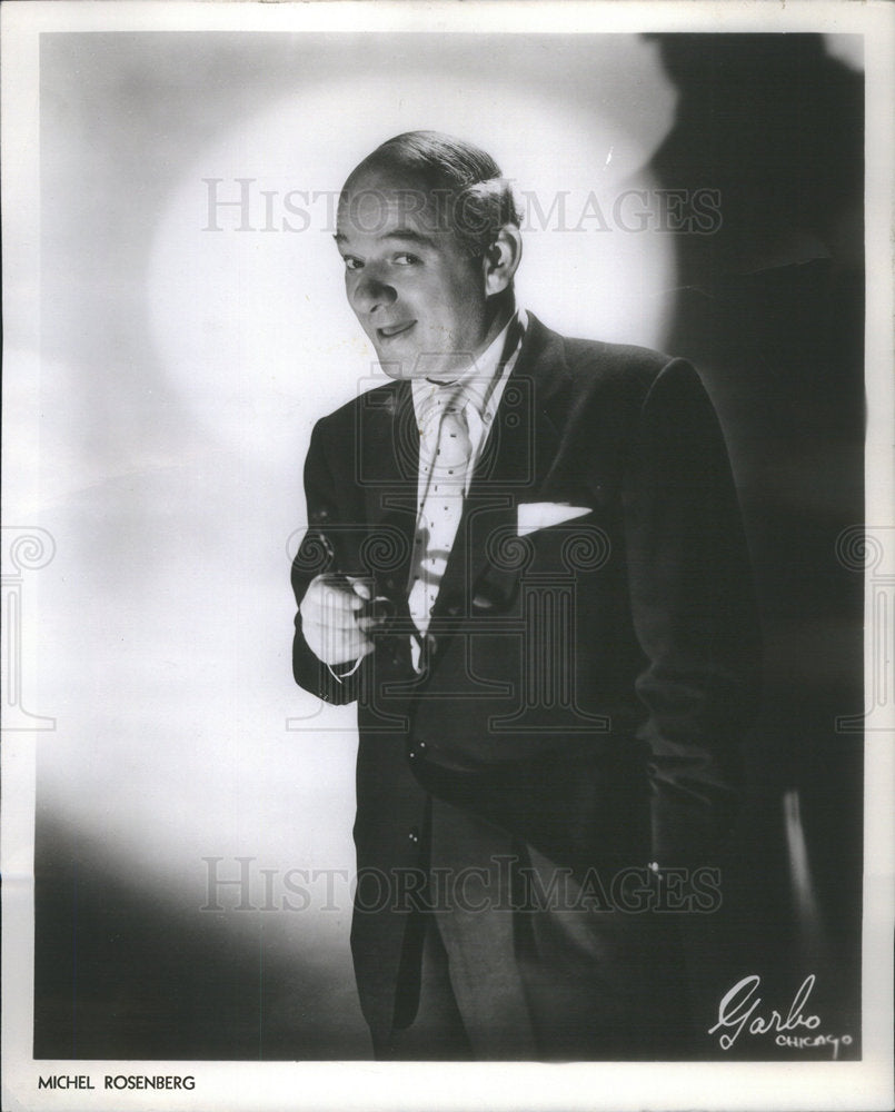 1959 Press Photo Michael "Getzel" Rosenberg American Comedian - Historic Images