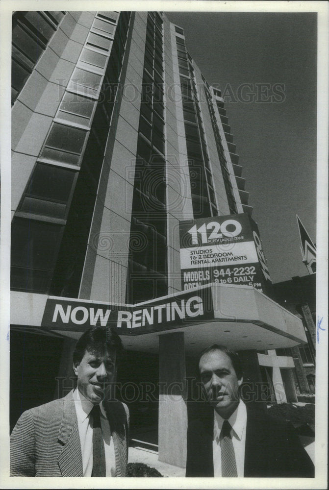 1981 Press Photo Thomas Rosenberg United States Chicago City Realtor - Historic Images