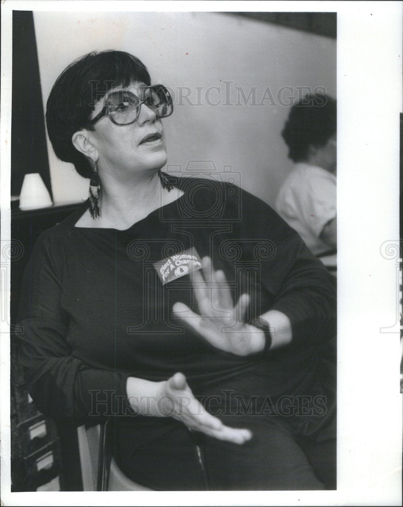 1992 Press Sharon Lorsch, Vice-Chair of Illinois Pro Choice Alliance - RSC64345 - Historic Images