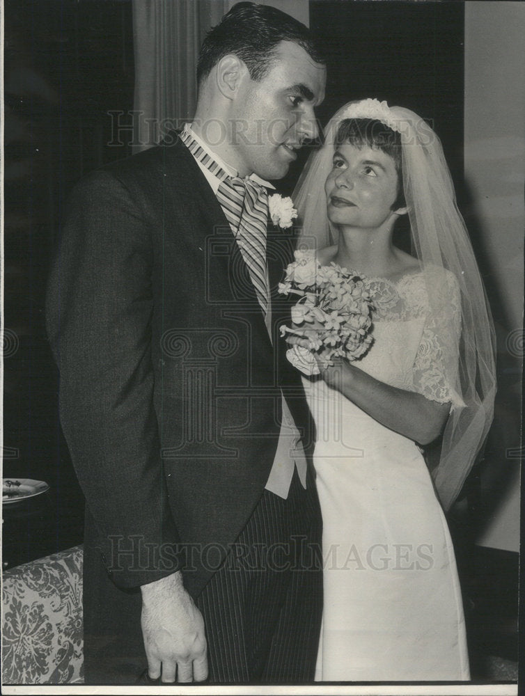 1966 HERBERT VICTOR PROCHNOW JR. U.S. BANK EXECUTIVE LUCIA BOYDEN - Historic Images