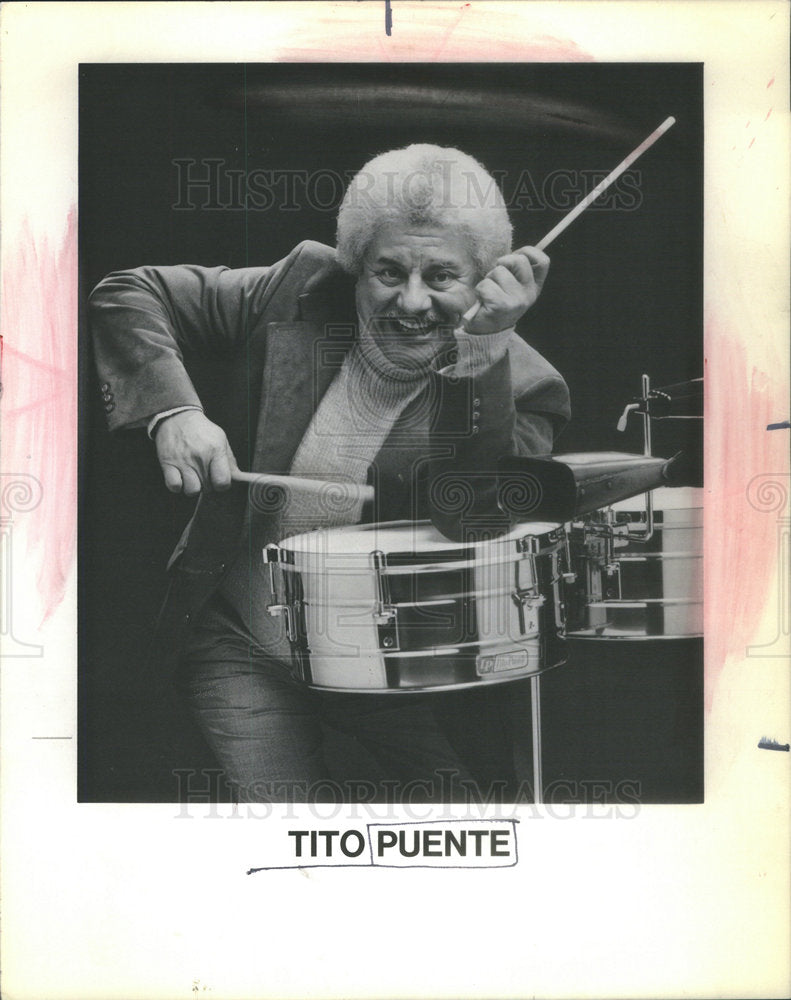 1984 Press Photo Tito Puente (Musician) - Historic Images