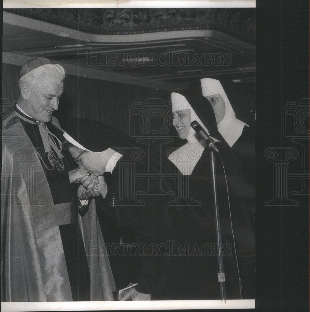 1967 Cletus O'Donell Chicago Auxiliary Roman Catholic Bishop - Historic Images