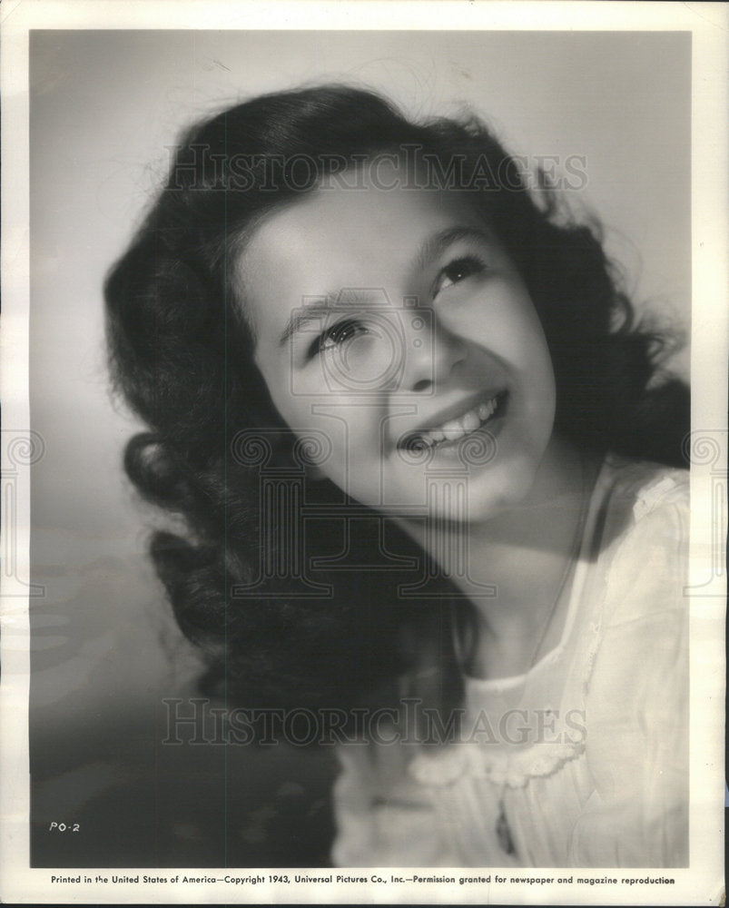 1943 Press Photo Patsy O&#39; Connor Actress - Historic Images