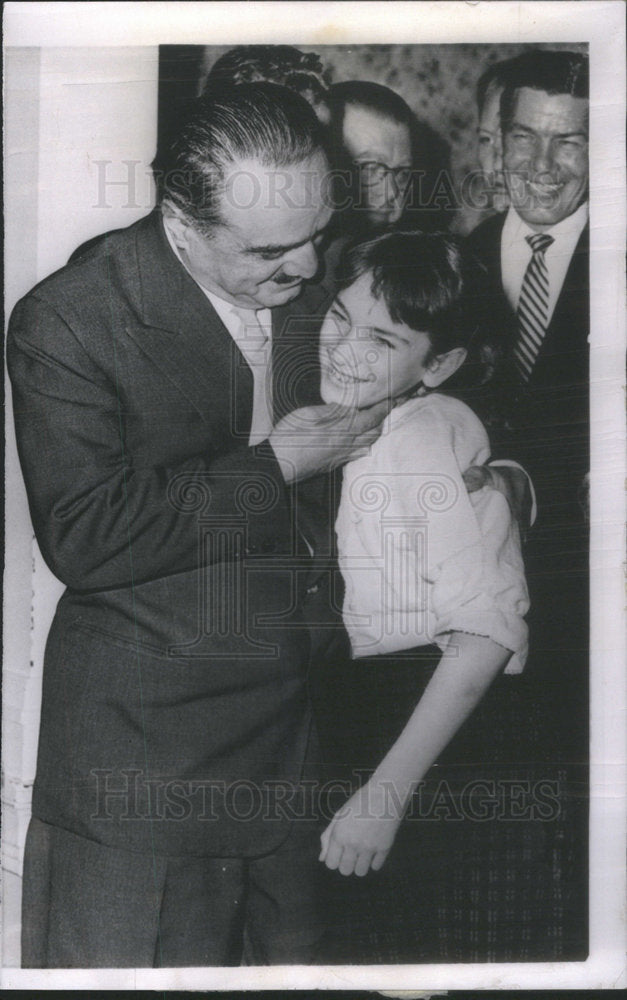 1959 Press Photo Soviet Deputy Premier Anastas Mikoyan - Historic Images