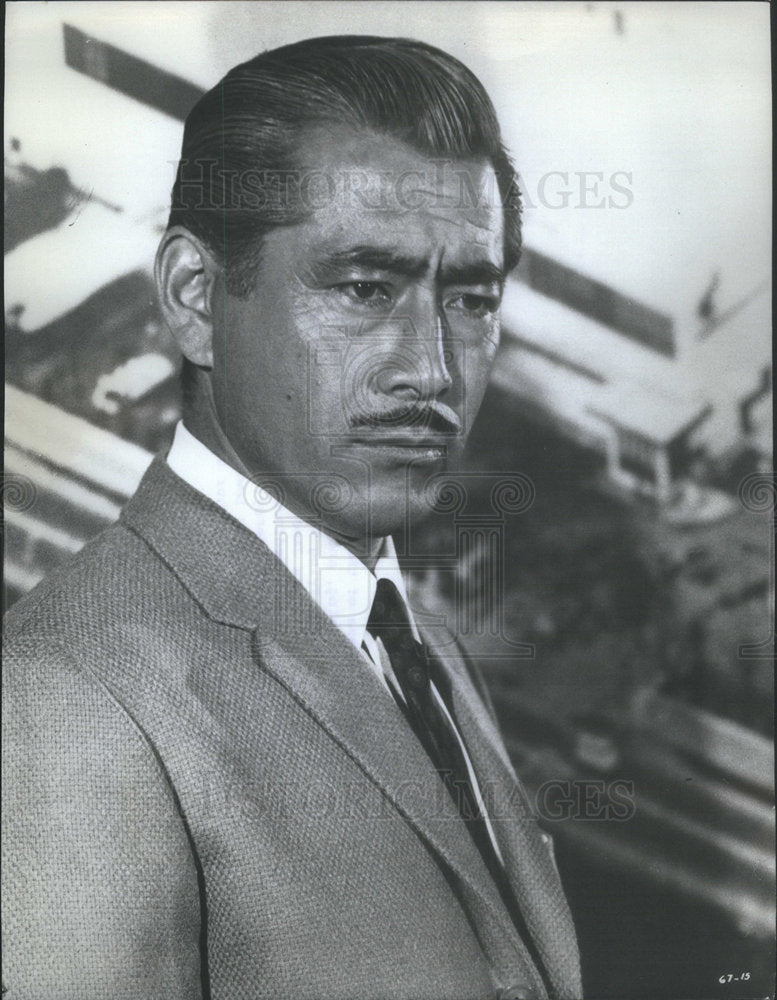 1971 Press Photo Toshiro Mifune Actor Izo Yamura Grand Prix - Historic Images