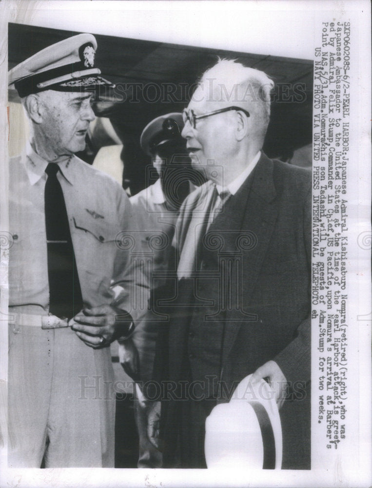 1958 Press Photo Kishisaburo Nomura, Japanese Ambassador to the United Nations - Historic Images