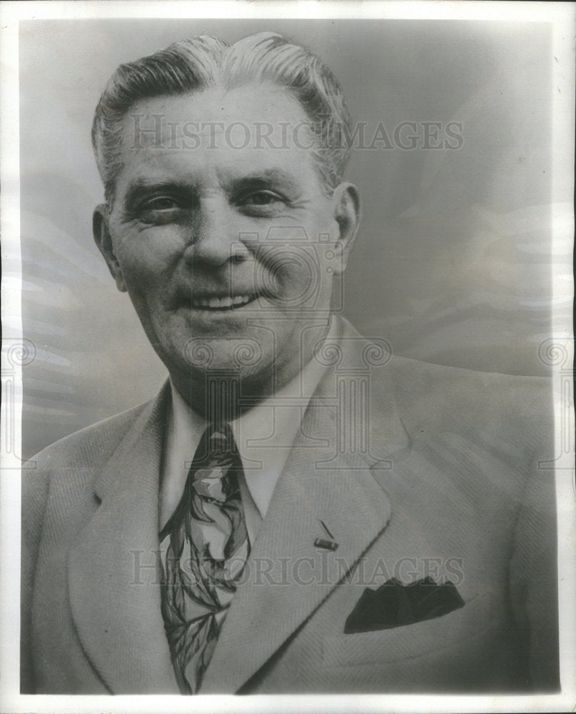 1946 Press Photo George Noville American Air Cargo Pioneer - Historic Images