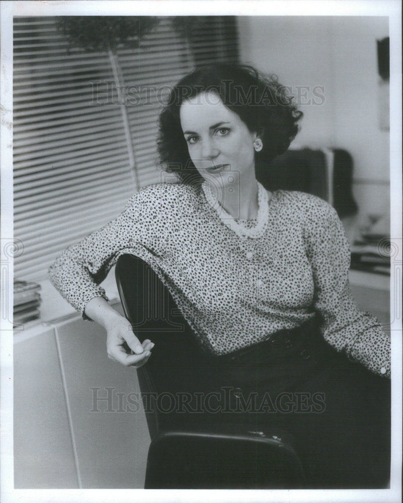 1989 Press Photo NANCY NOVOGROD EDITOR-IN-CHIEF HOUSE GARDEN MAGAZINE - Historic Images