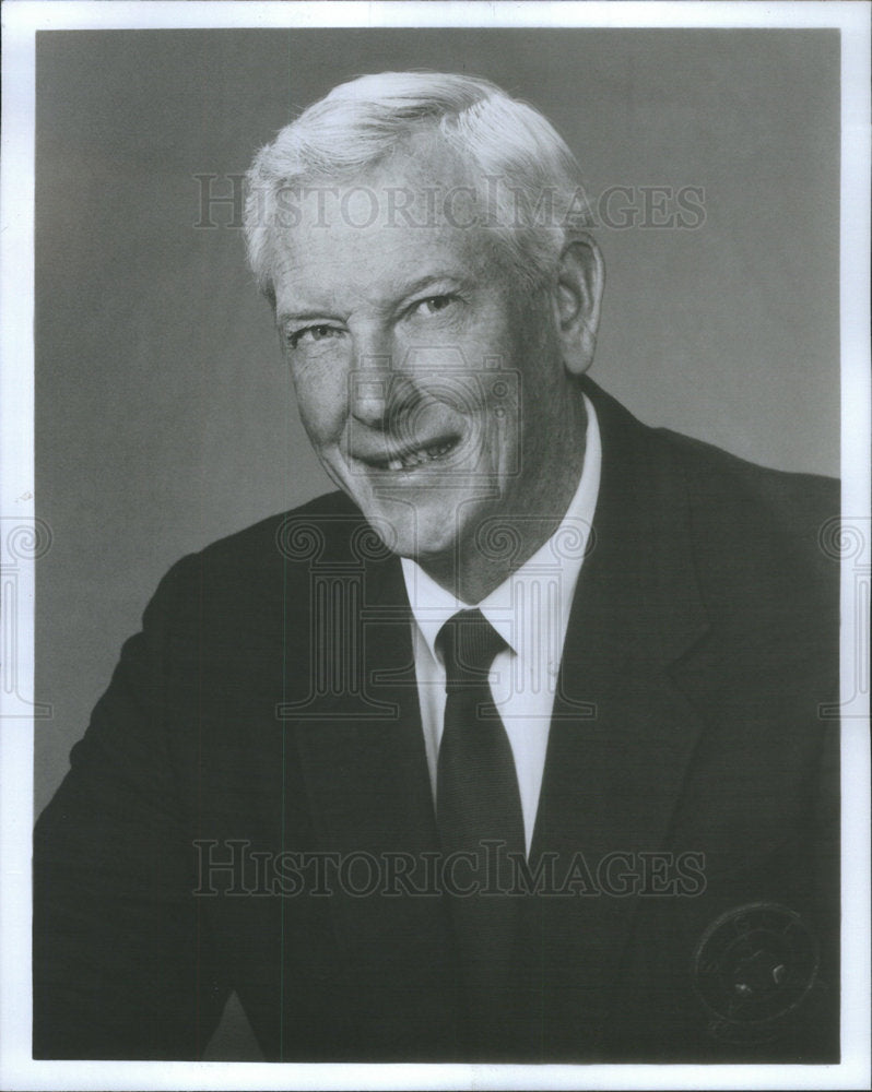 1989 Press Photo Golf course Developer  Dick Nugent - Historic Images