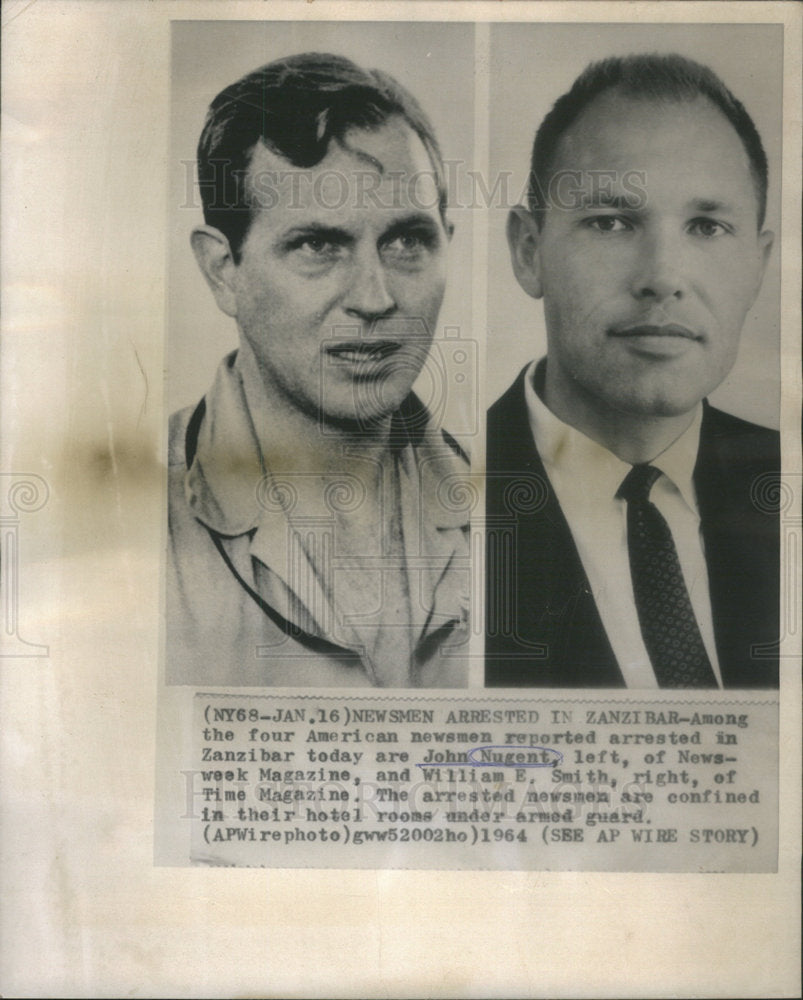 1964 John Nugent Newsweek Magazine Reporter - Historic Images