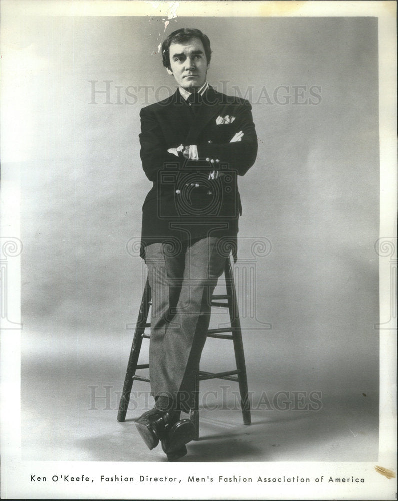 1972 Ken O&#39;Keefe Chicago Fashion Director Men Fashion Association - Historic Images