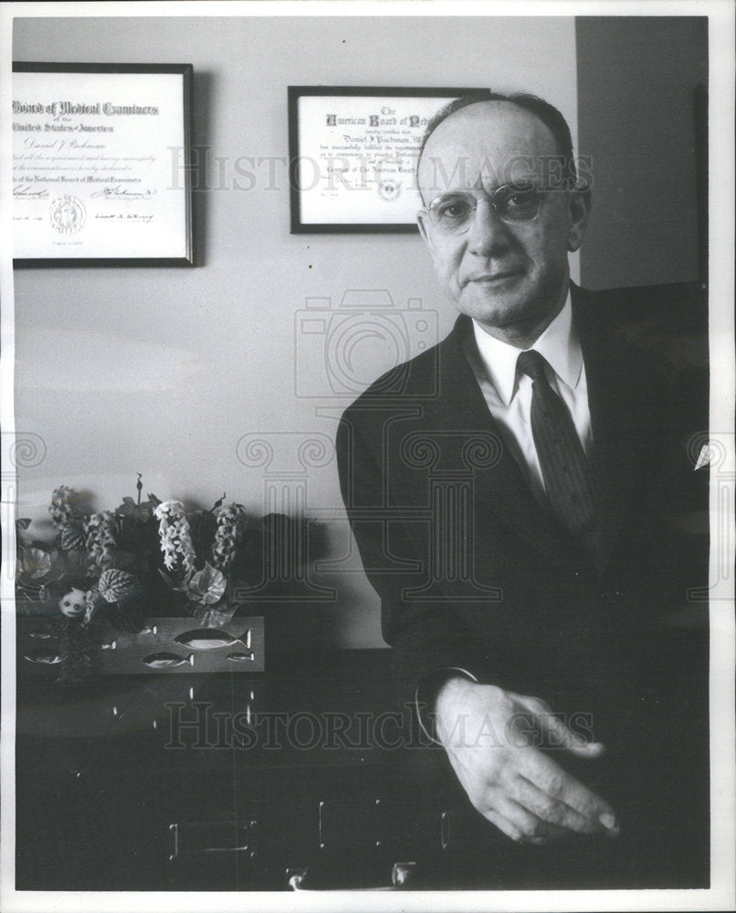 1963 Press Photo Picture of Dr.Daniel J.Pachman , School Board Candidate. - Historic Images