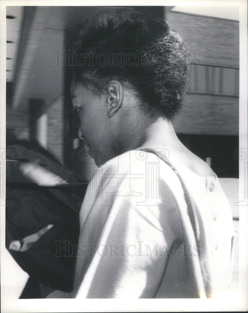 Press Photo Joyce Owens madame Belmont Western Court House - Historic Images