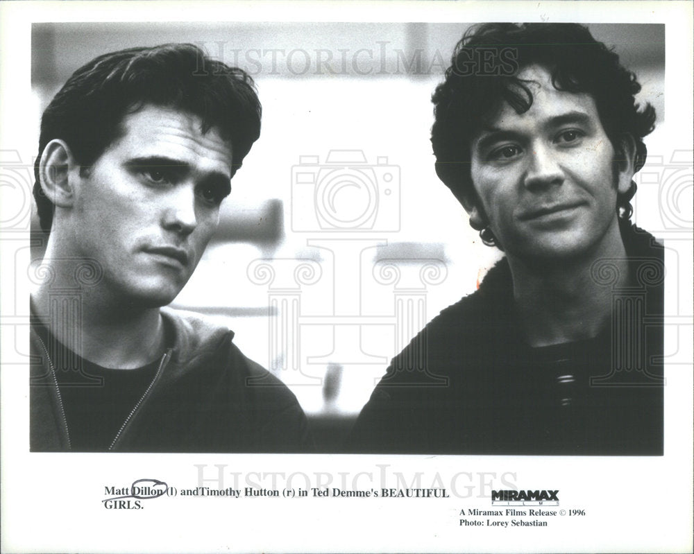 1997 Press Photo Matt DillonTimothy Hutton Ted Demme Beautiful Girl - Historic Images