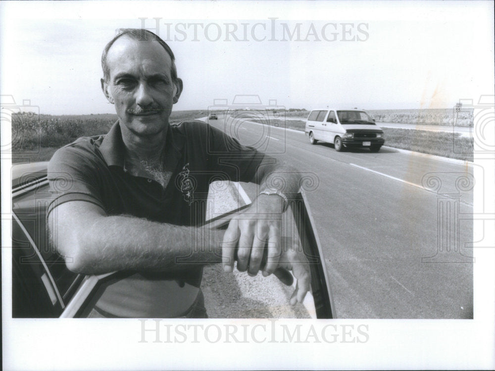 Joe Didier, one of the troopers complains about shrinking State Police. - Historic Images