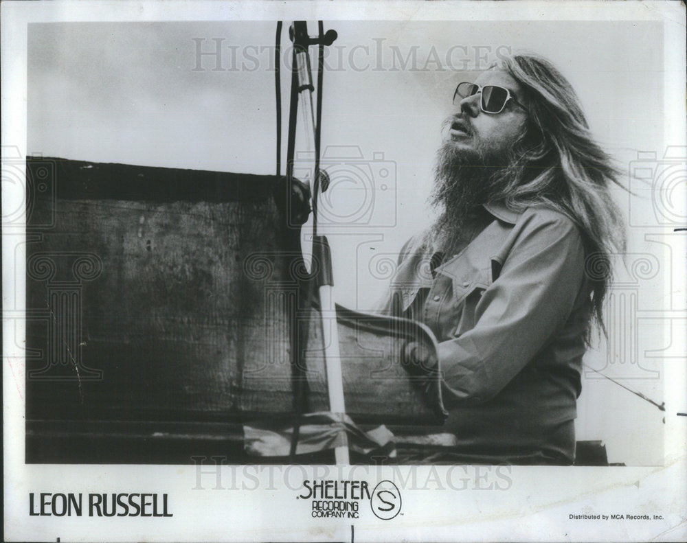 1975 Press Photo Claude Russell Bridges Leon musician songwriter session solo - Historic Images