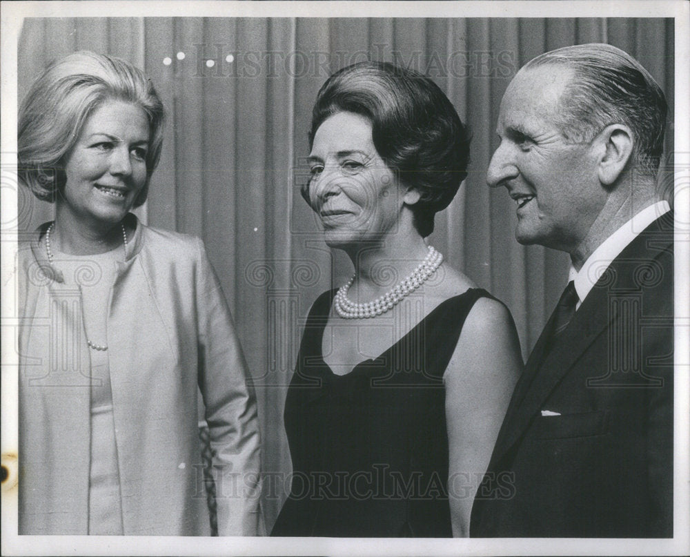 1968 Agusto Russoi Italian Diplomat & Wife - Historic Images