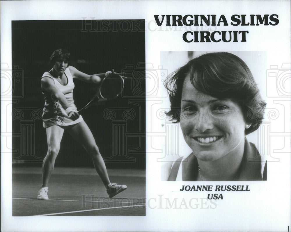 1978 Press Photo Joanne Russell Tennis Player - Historic Images