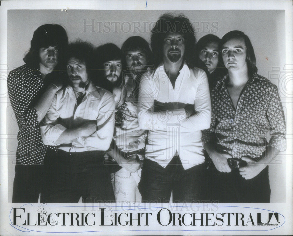 1977 Press Photo Electric Light Orchestra - Historic Images