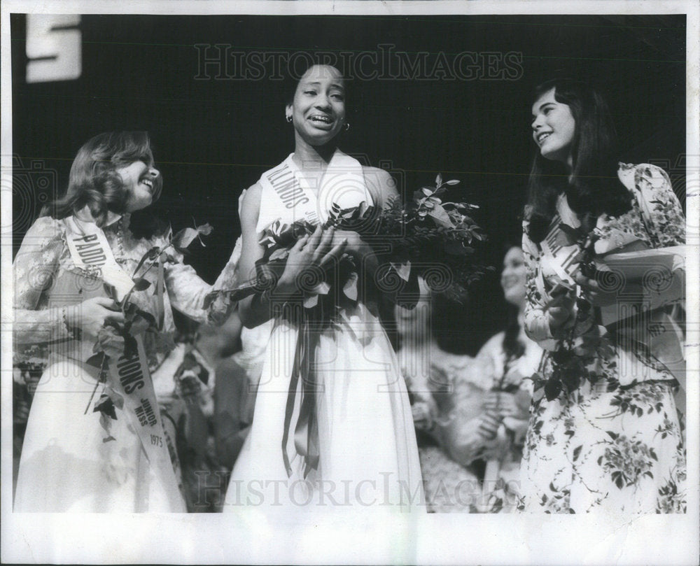 1974 Press Photo Zona Elam Illinois Junior Miss Beauty Queen - Historic Images