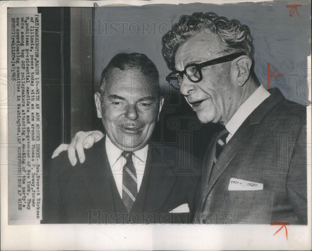 1965 Sen Everett Dirksen Illinois Politician  - Historic Images