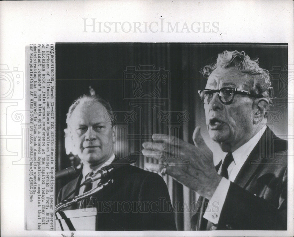 1966 Everett M Dirksen Senate Republican Leader - Historic Images