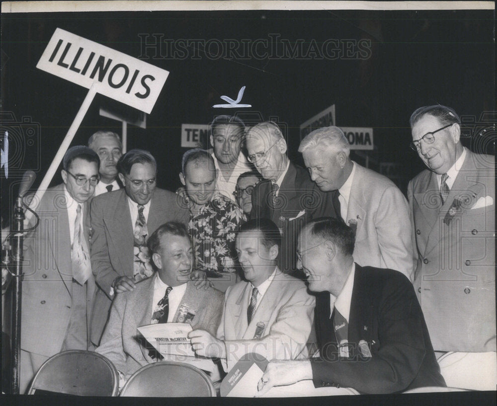 1952 Press Photo Senator Everett Dirksen American Republican Politician - Historic Images