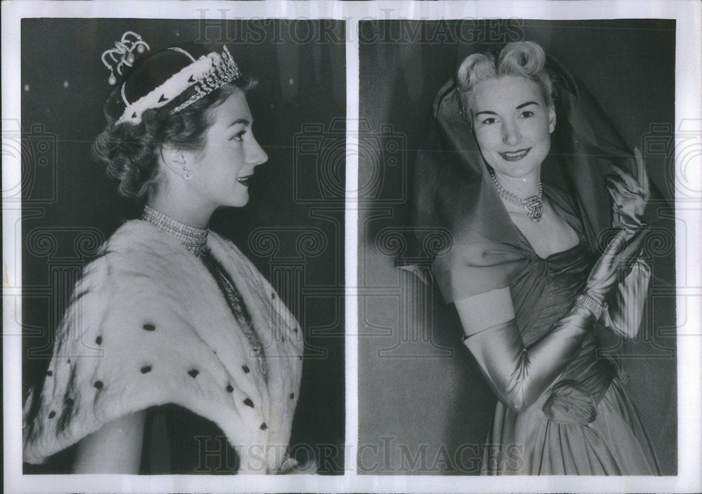 1953 Press Photo Britain Queen Elizabeth II Coronation - Historic Images