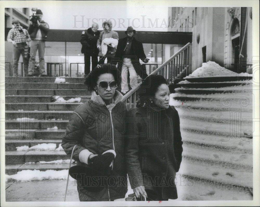 1985 Press Photo Jerry Reginald Mahaffey Death Sentence Murder Trial - Historic Images