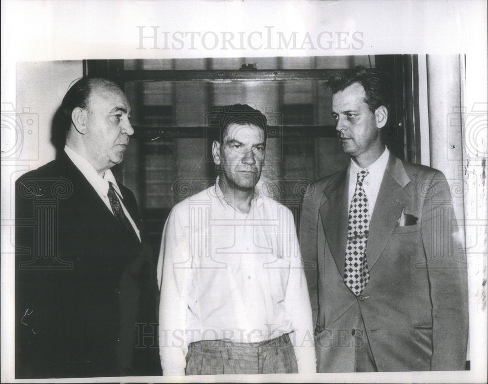 1952 Press Photo John M Mahoney New York Detective - Historic Images