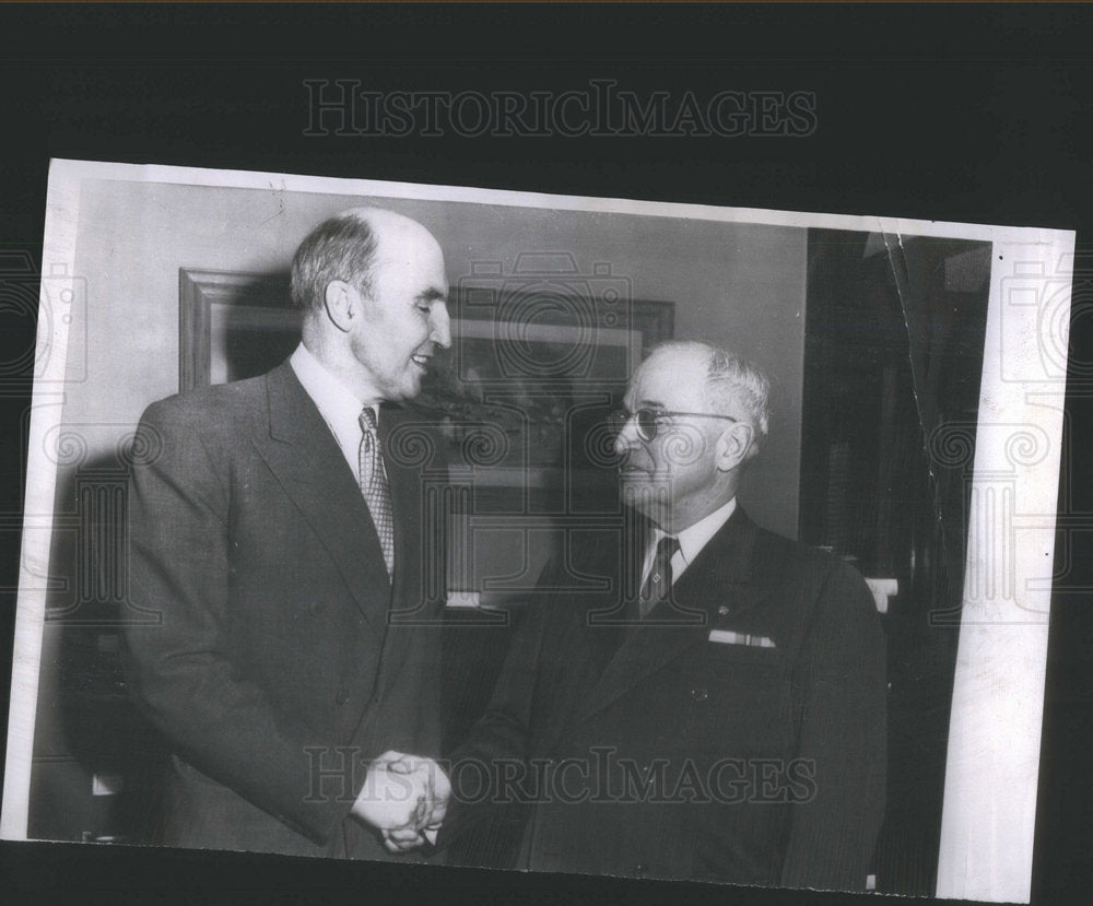 1956 Press Photo President Harry S Truman American Politician - Historic Images