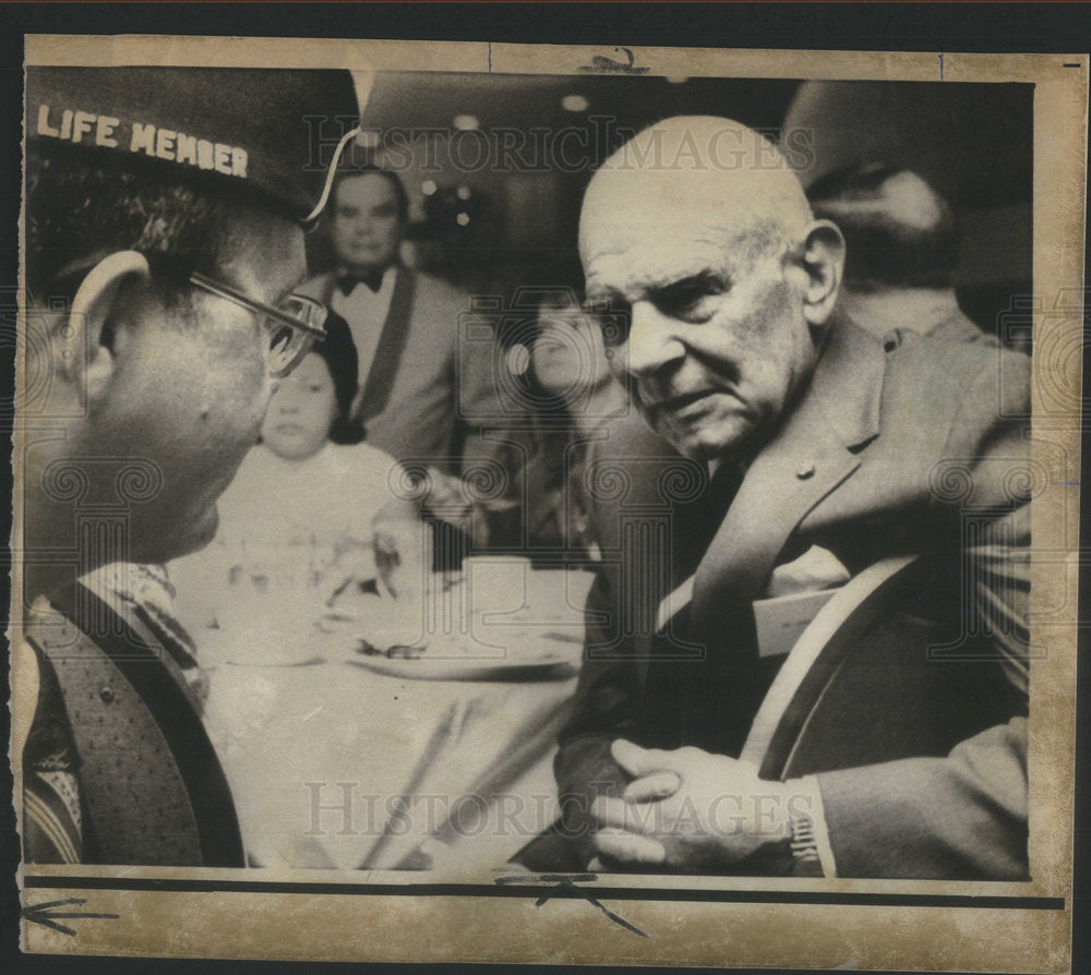 1973 Press Photo James H Doolittle American Aviation Pioneer General Chicago Ill - Historic Images