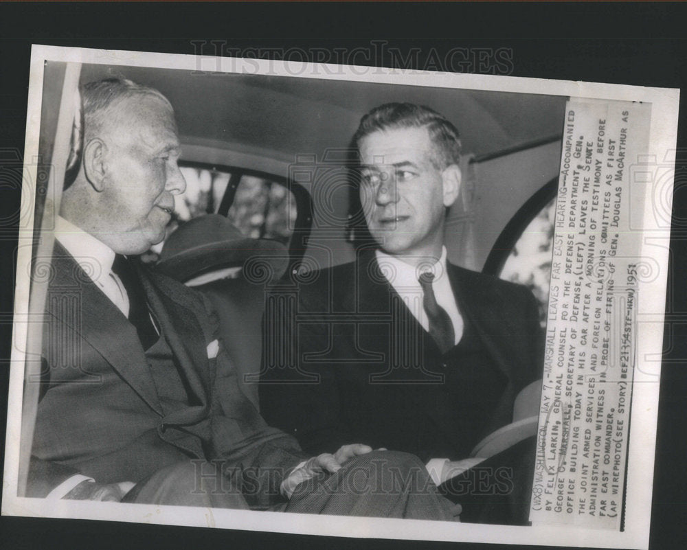 1951 Felix Larkin Defense Department General Counsel - Historic Images