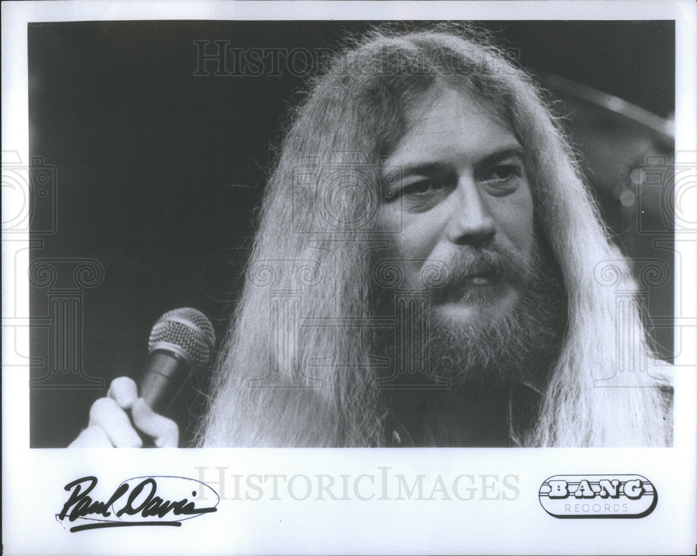 1973 Press Photo Paul Davis American Singer Songwriter Chicago Illinois - Historic Images