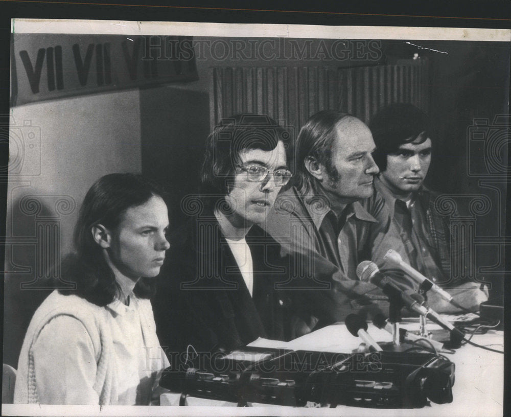 1972 Rennie Davis David Dellinger Christ King Church - Historic Images