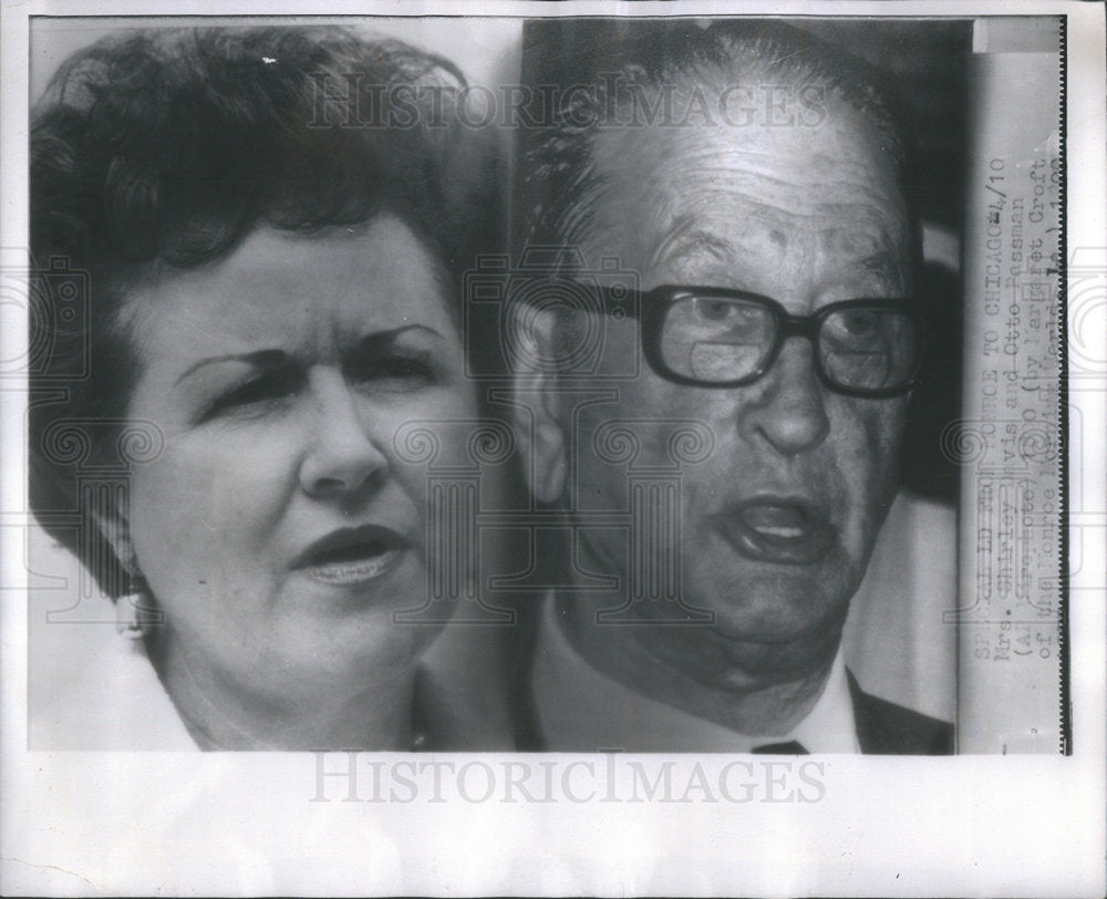 1977 Press Photo Otto Passman Shirley Davis Monroe - Historic Images