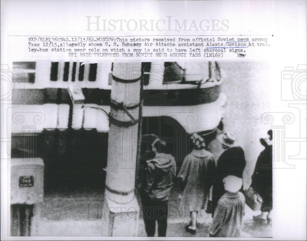1962 Alexis Davison United States Soviet Embassy Staff - Historic Images