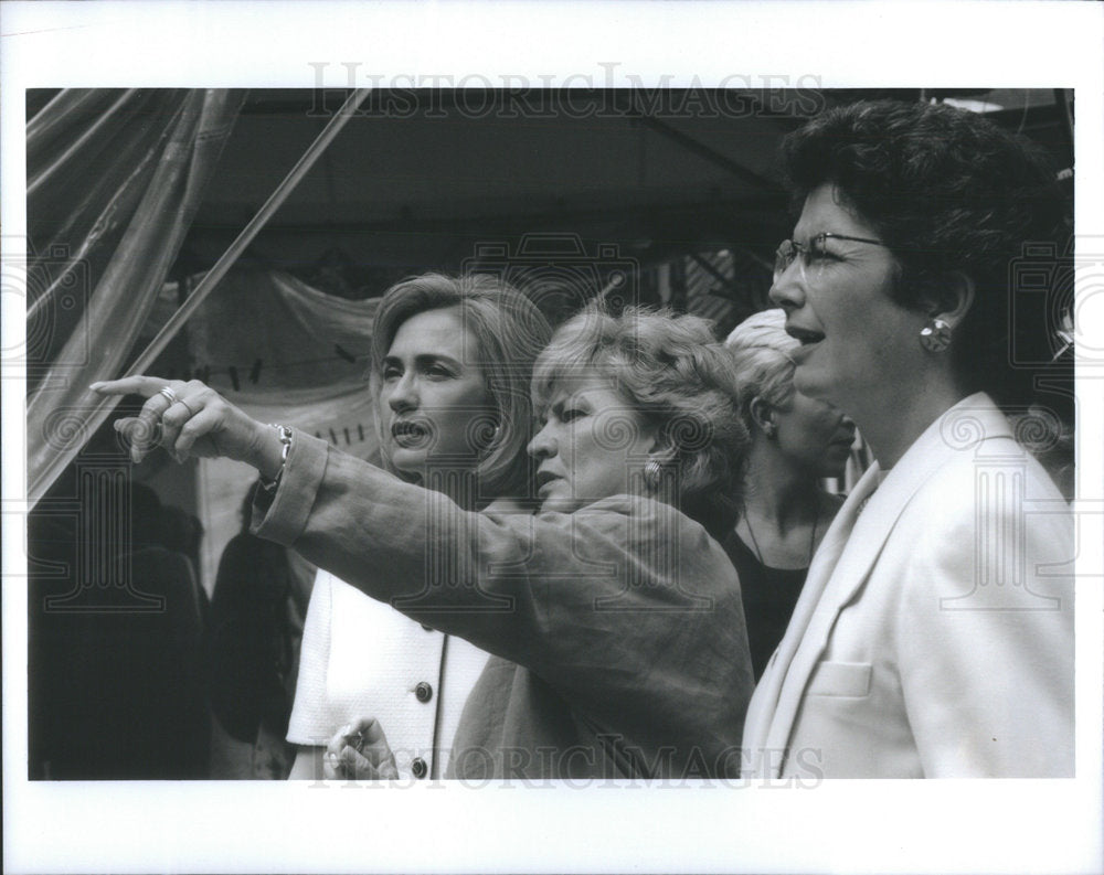 Press Photo Hillary Rodham Clinton American Politician - Historic Images