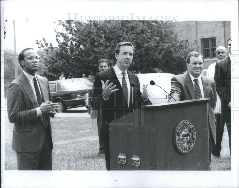 1993 Press Photo Forrest Claypool American Politician Political Operative Chic - Historic Images