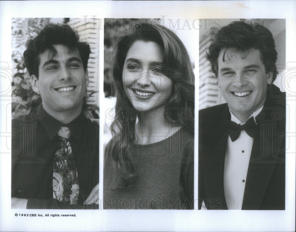 PRESS PHOTO LYNN CLARK AMERICAN ACTRESS JONATHAN PENNER STEVEN ECKHOLDT - Historic Images