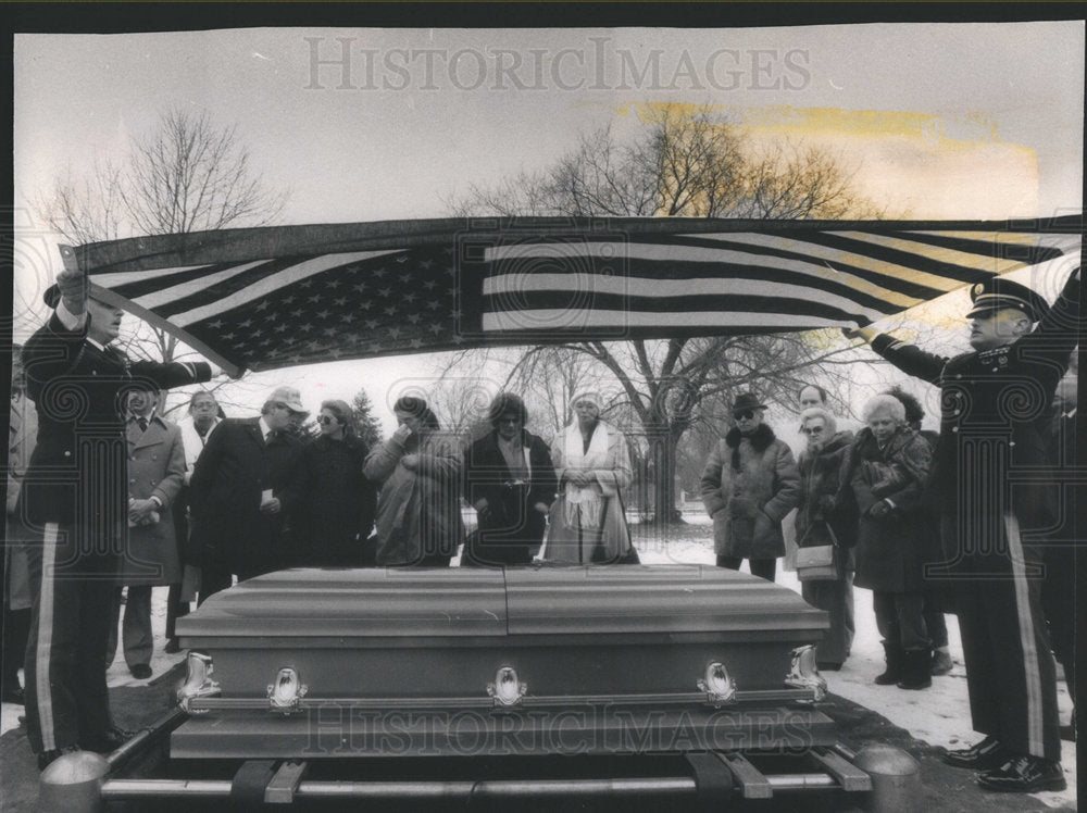 1988 Press Photo James Clark Vietnam War Veteran Summit Illinois - Historic Images