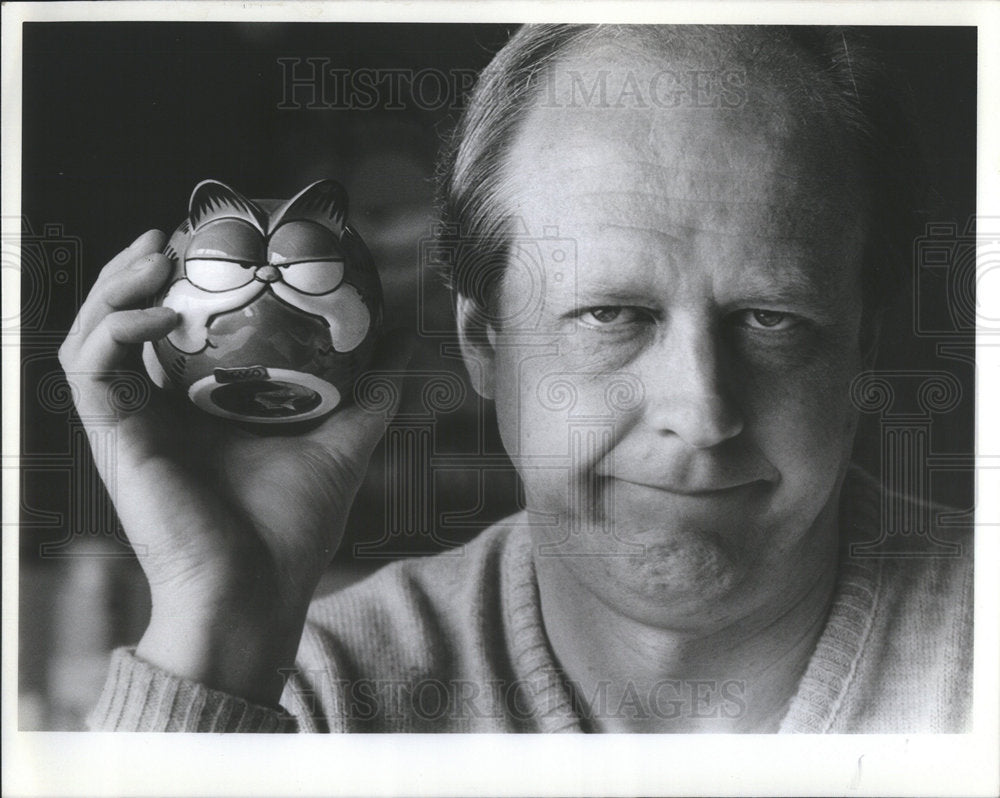 1982 Press Photo James Robert Davis American Cartoonist Creator Chicago Illinois - Historic Images