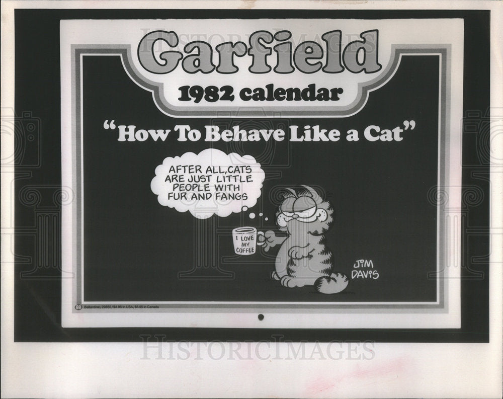 1981 Press Photo James Robert Davis American Cartoonist - Historic Images