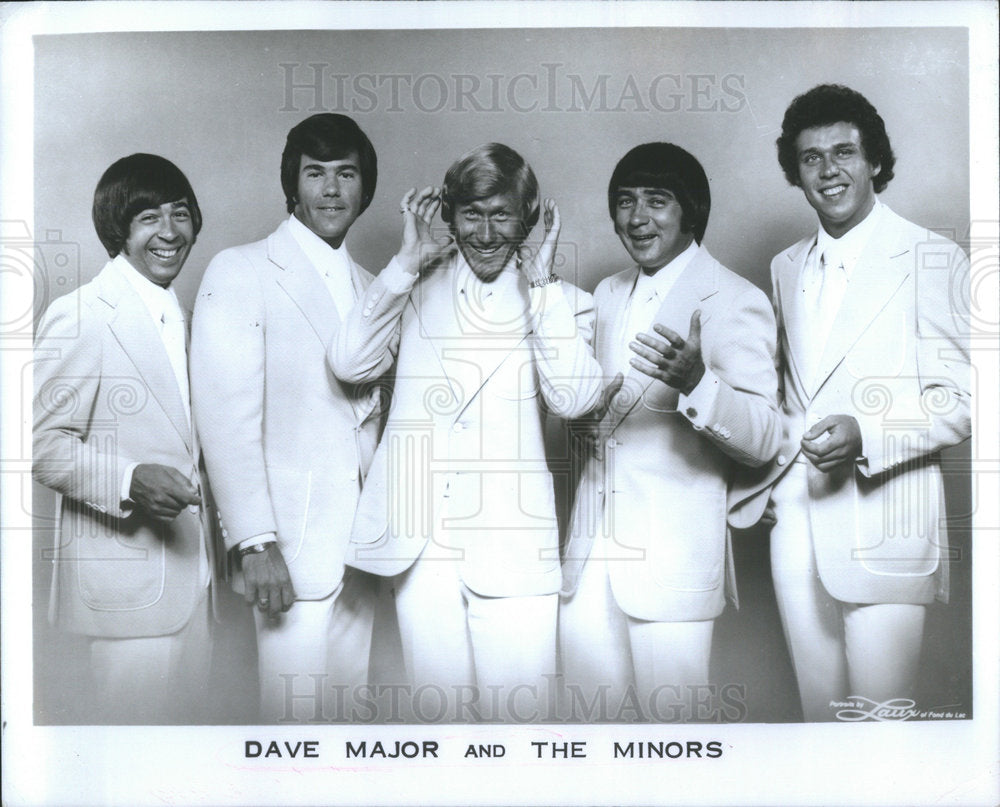 1977 Press Photo DAVE MAJOR AND THE MINORS - Historic Images