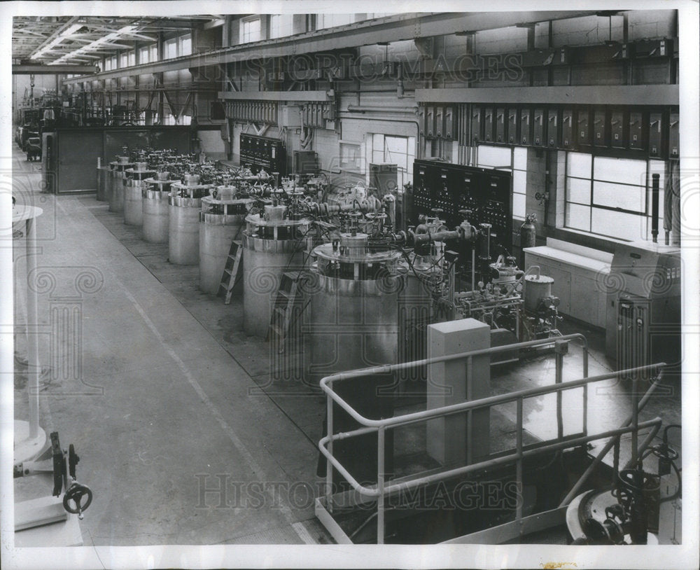 1953 Zirconium Production Aisle Westinghouse Atomic Power Division - Historic Images