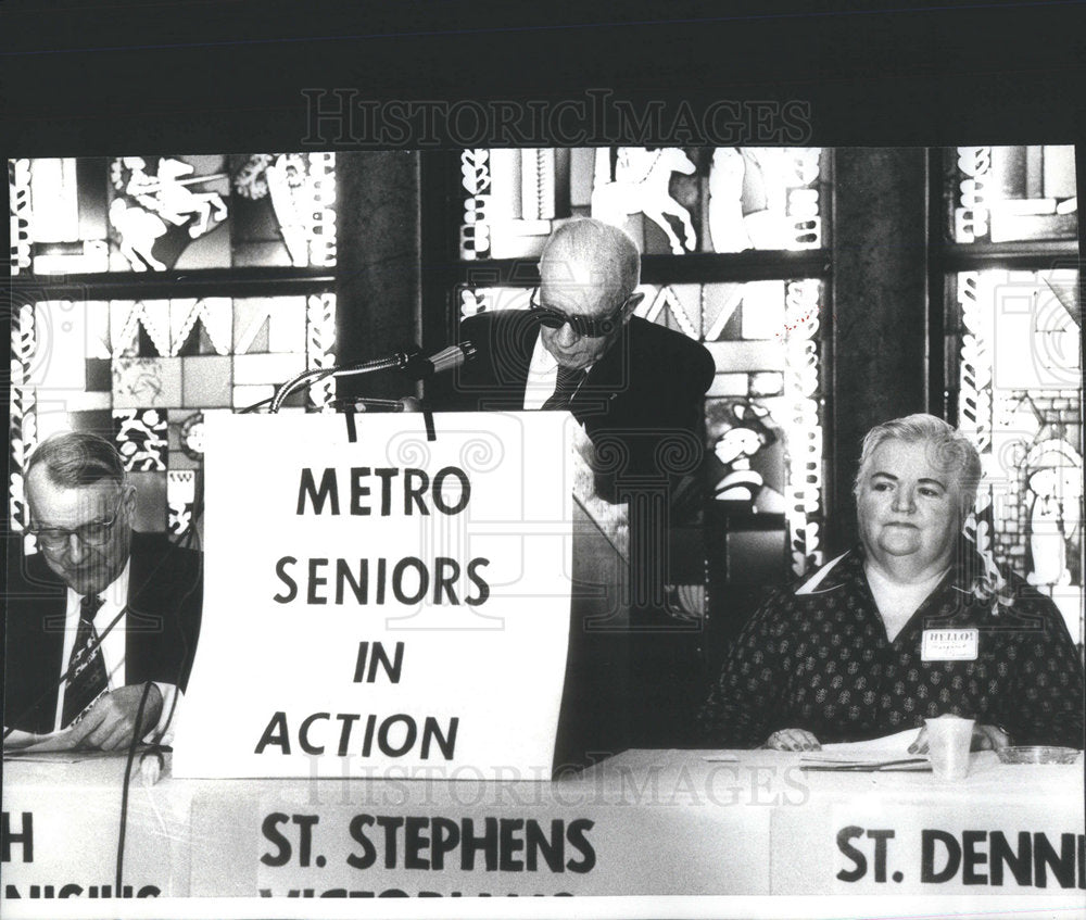 1978 Press Photo Metro Seniors In Action Co Chairman Margaret Person - Historic Images