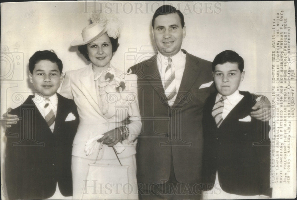 1938 Press Photo  Former Wife of Charlie Chaplins remarries - Historic Images