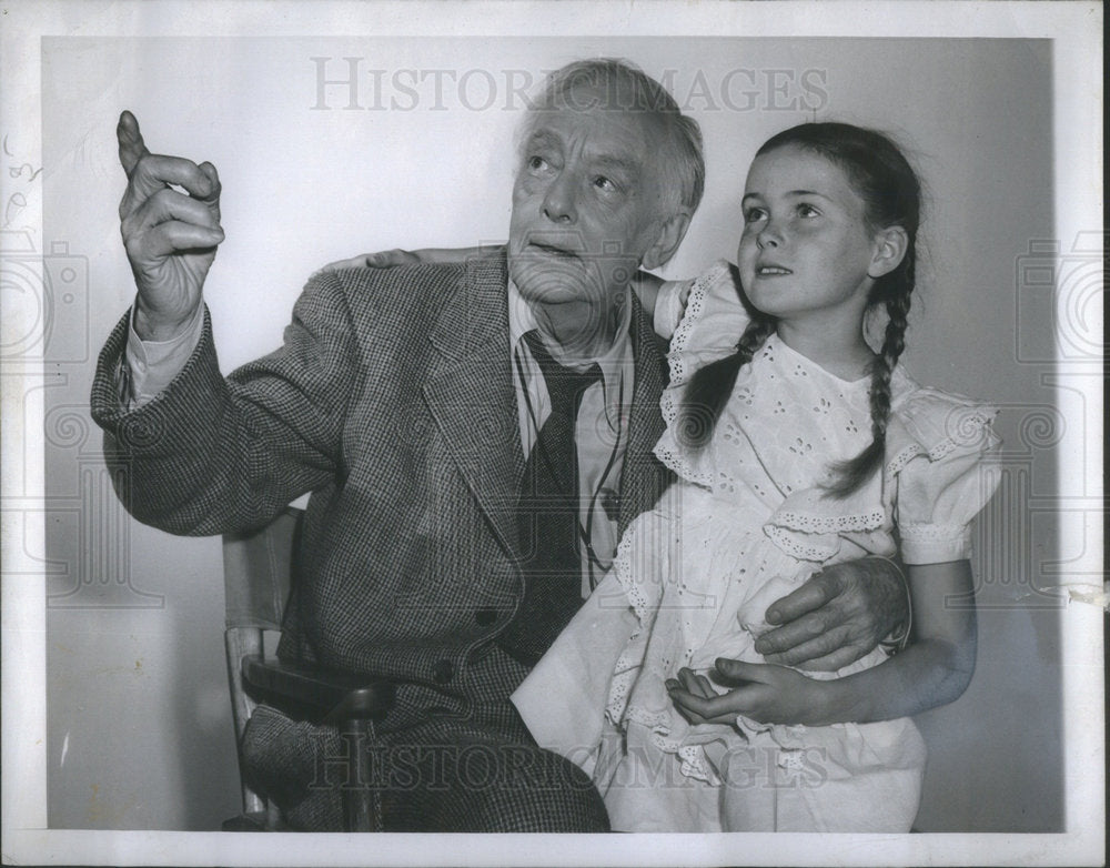 1946 Press Photo Harry Davenport & Patti Brady "Stallion Road" - Historic Images